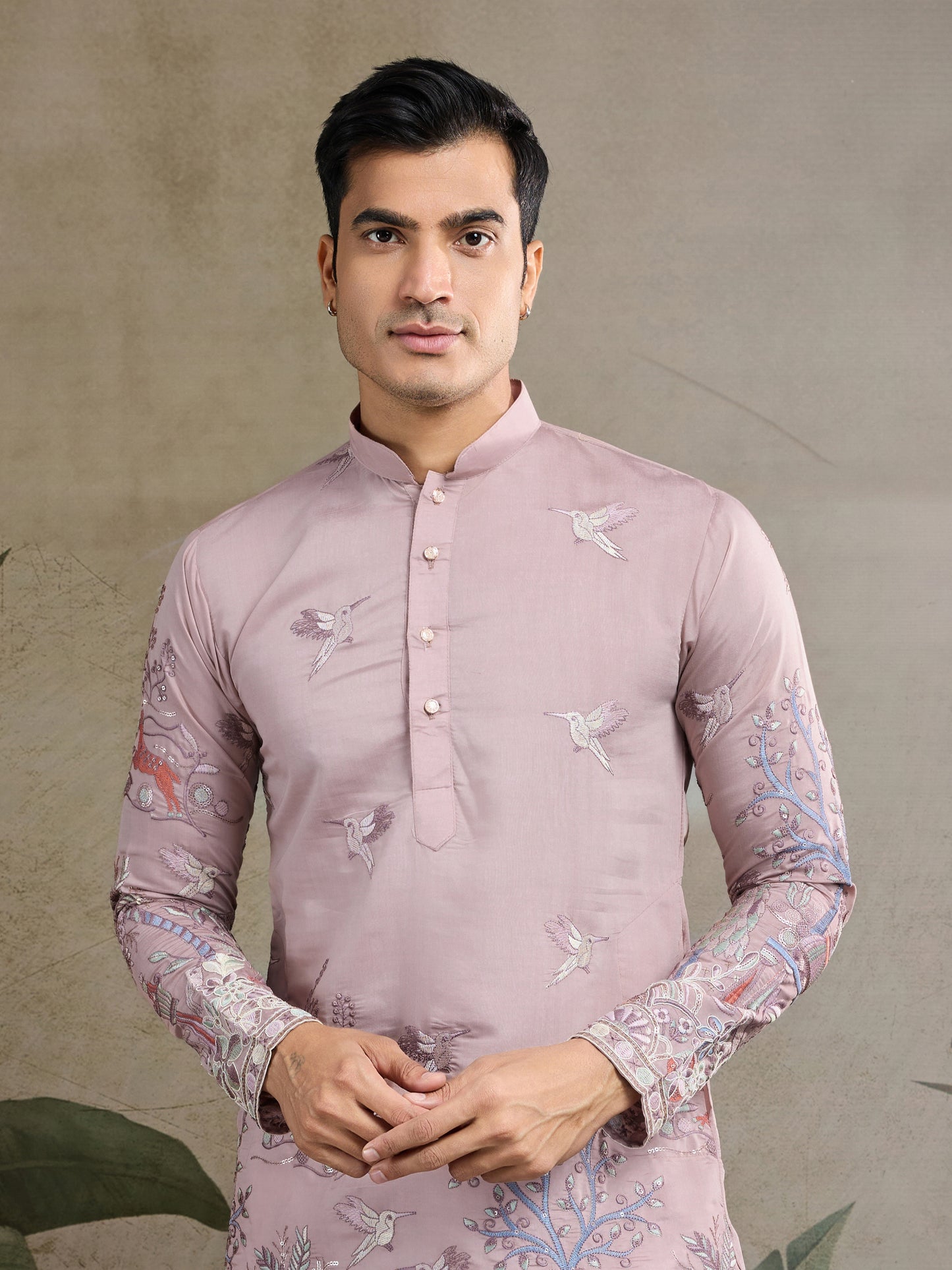 Blush Bloom Kurta – Where Tradition Meets Art