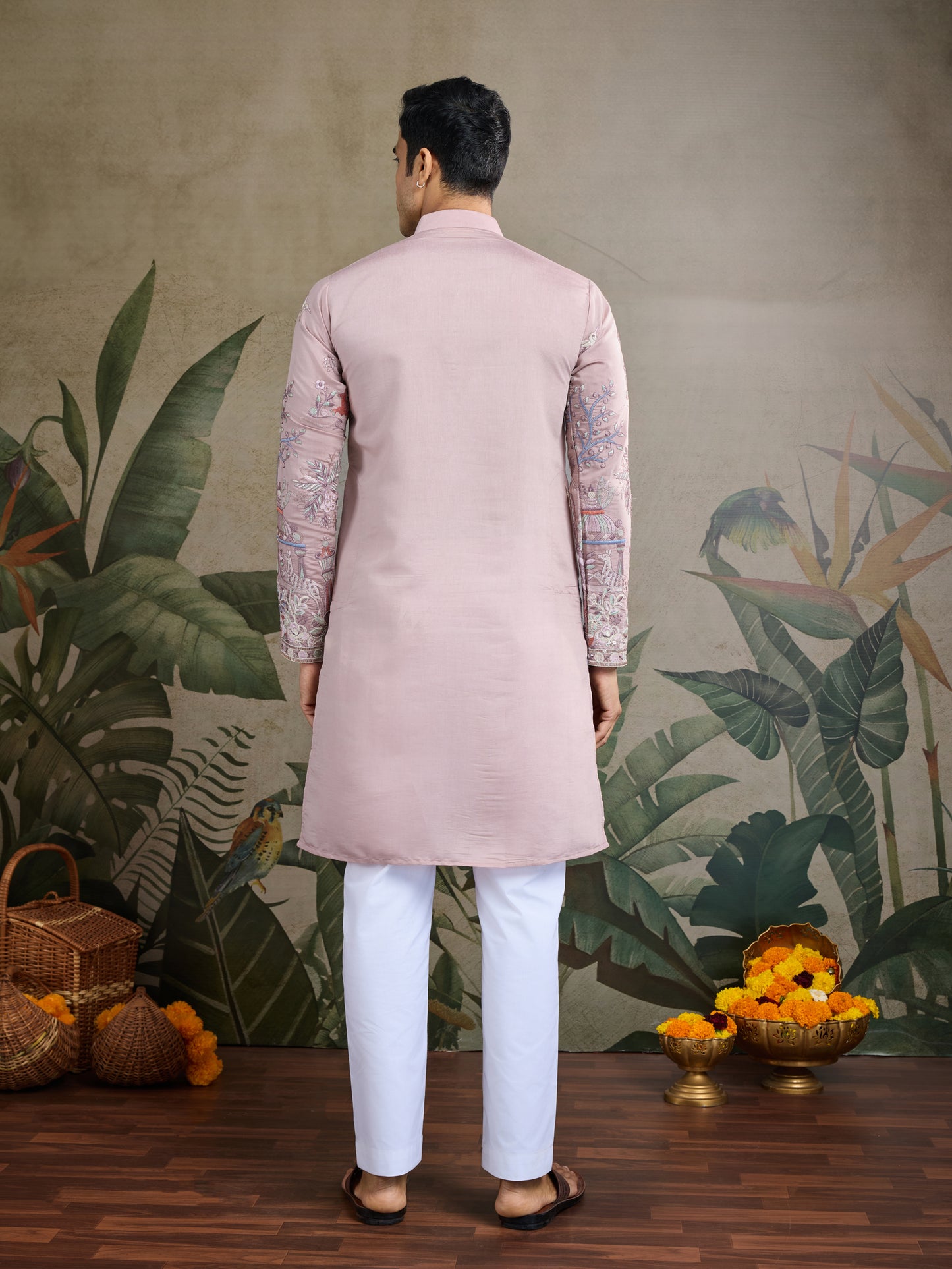 Blush Bloom Kurta – Where Tradition Meets Art
