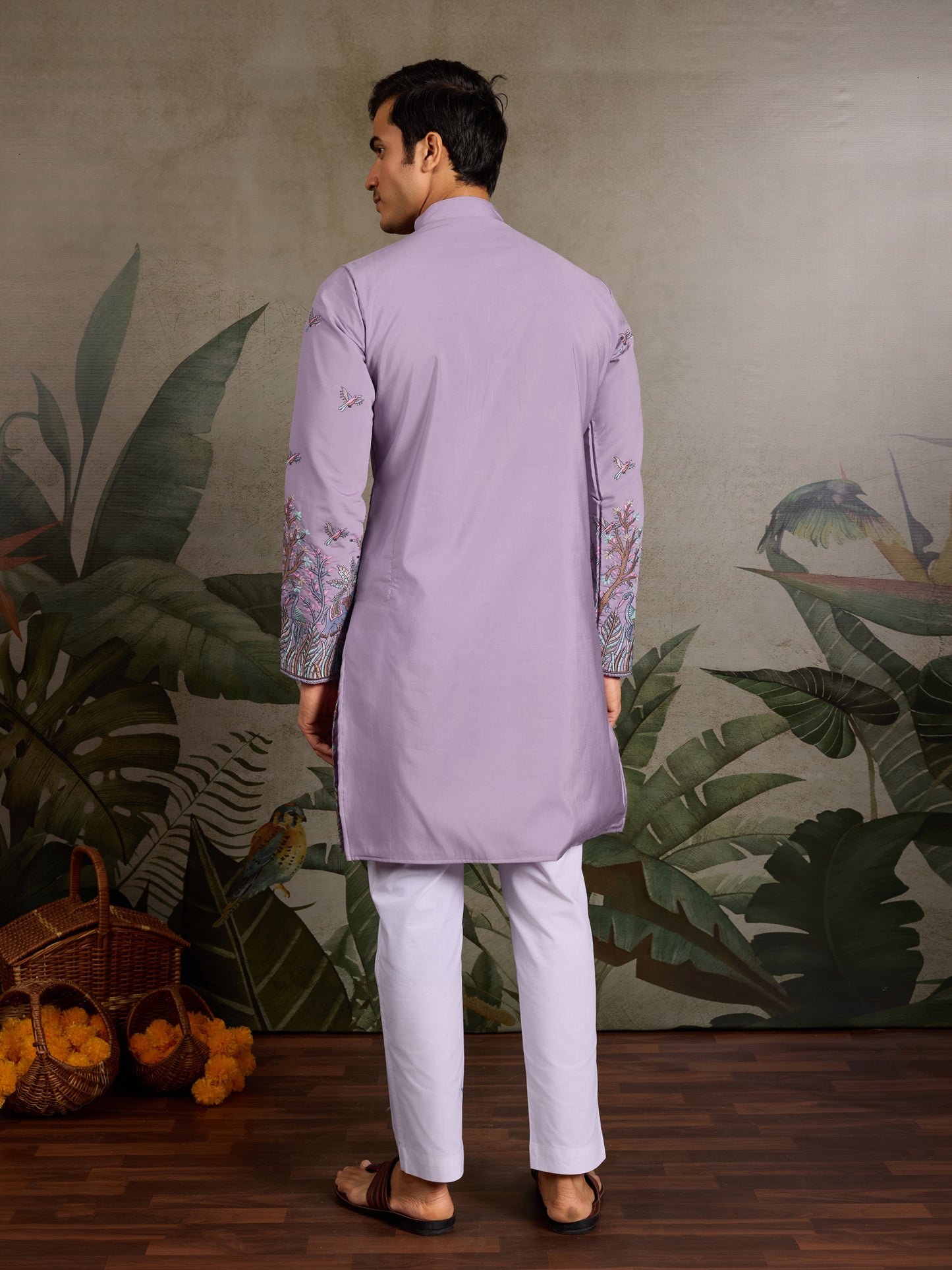 Lavender Elegance Kurta for Festive Vibes