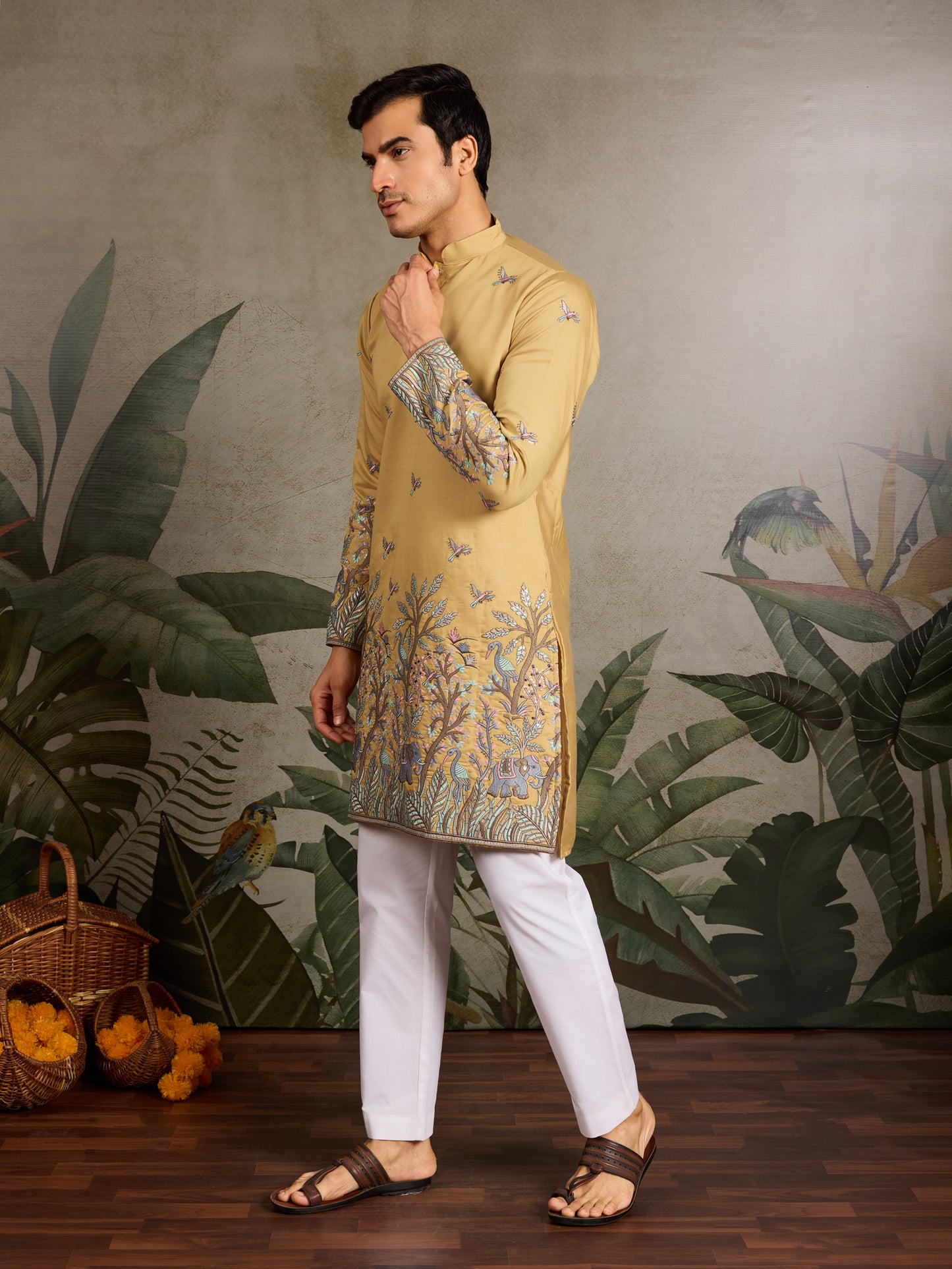Royal Safari Kurta – Embroidered Elegance in Every Thread