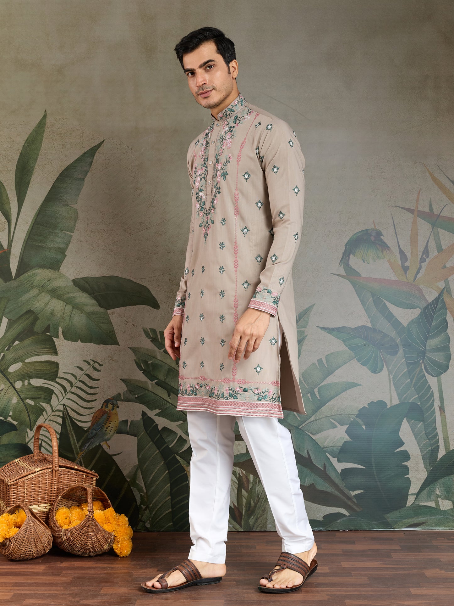Embroidered Kurta for Men – Stylish Festive & Wedding Wear