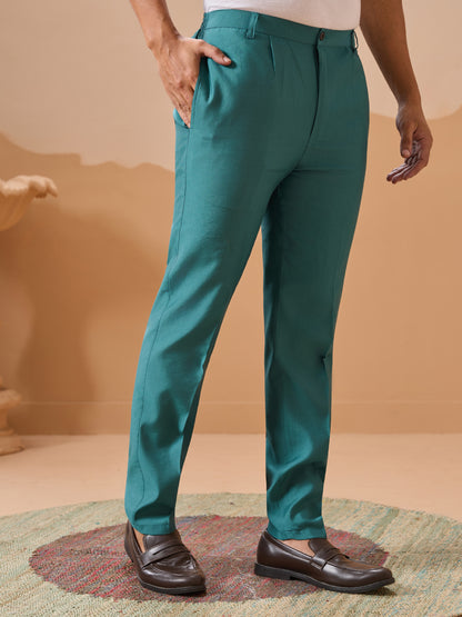 "Teal Bloom - Embroidered Elegance Kurta Set"
