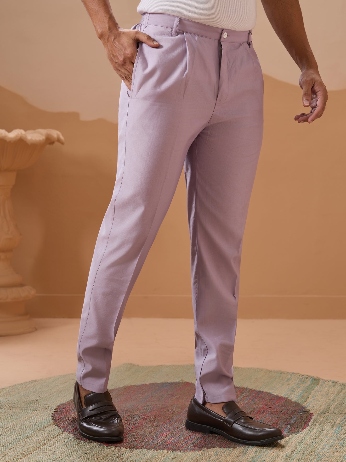 Lavender Bloom Embroidered Kurta Set – Effortless Festive Elegance