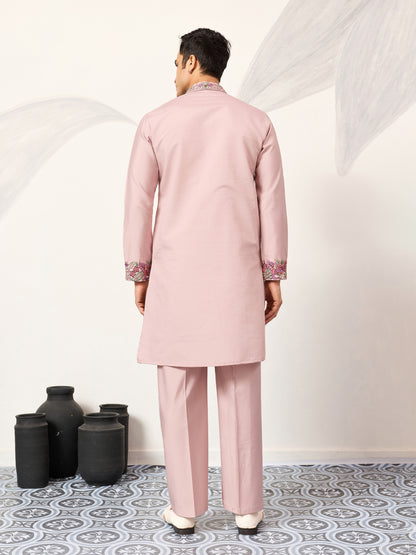 Blush Garden Embroidered Kurta Set