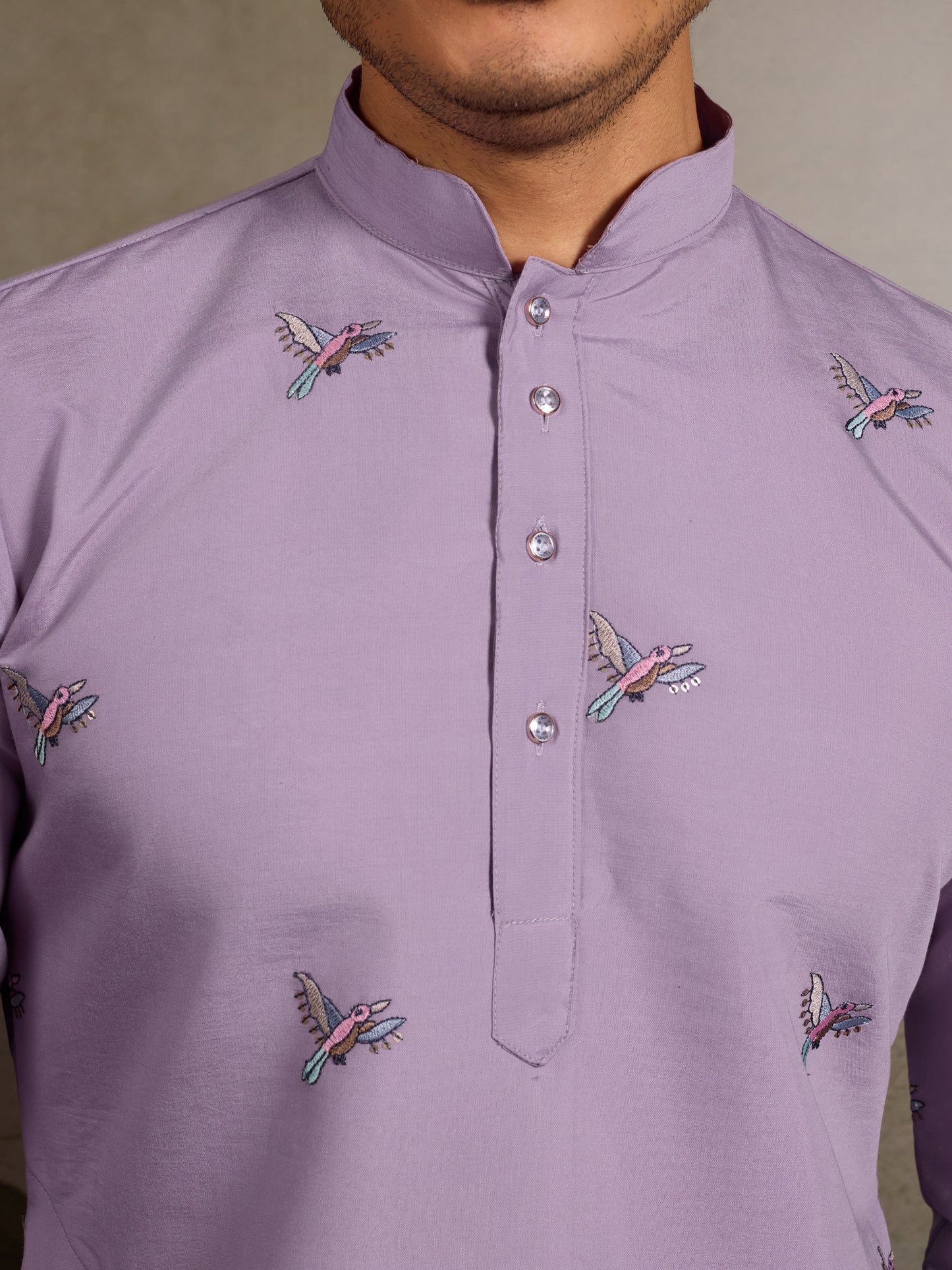 Lavender Elegance Kurta for Festive Vibes