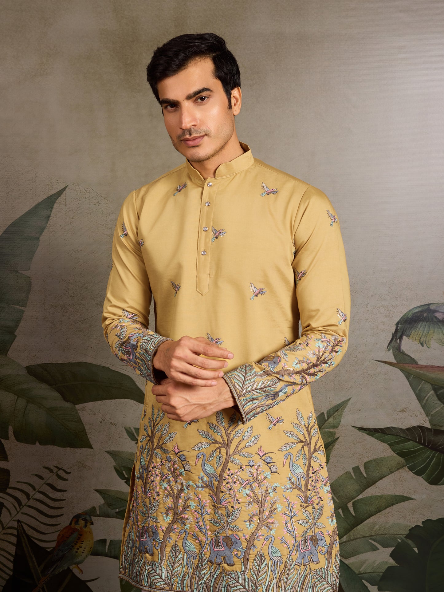 Royal Safari Kurta – Embroidered Elegance in Every Thread