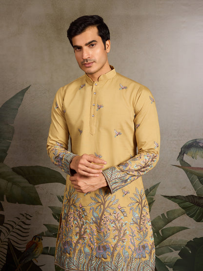 Royal Safari Kurta – Embroidered Elegance in Every Thread