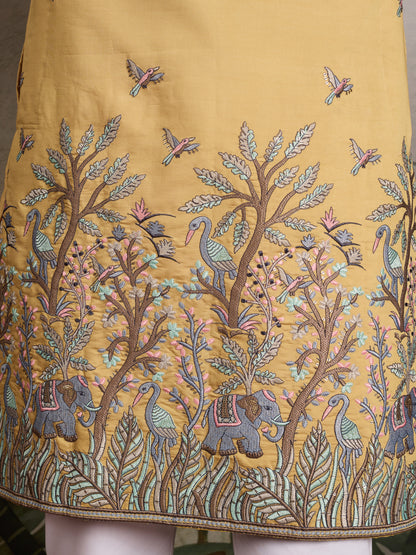 Royal Safari Kurta – Embroidered Elegance in Every Thread