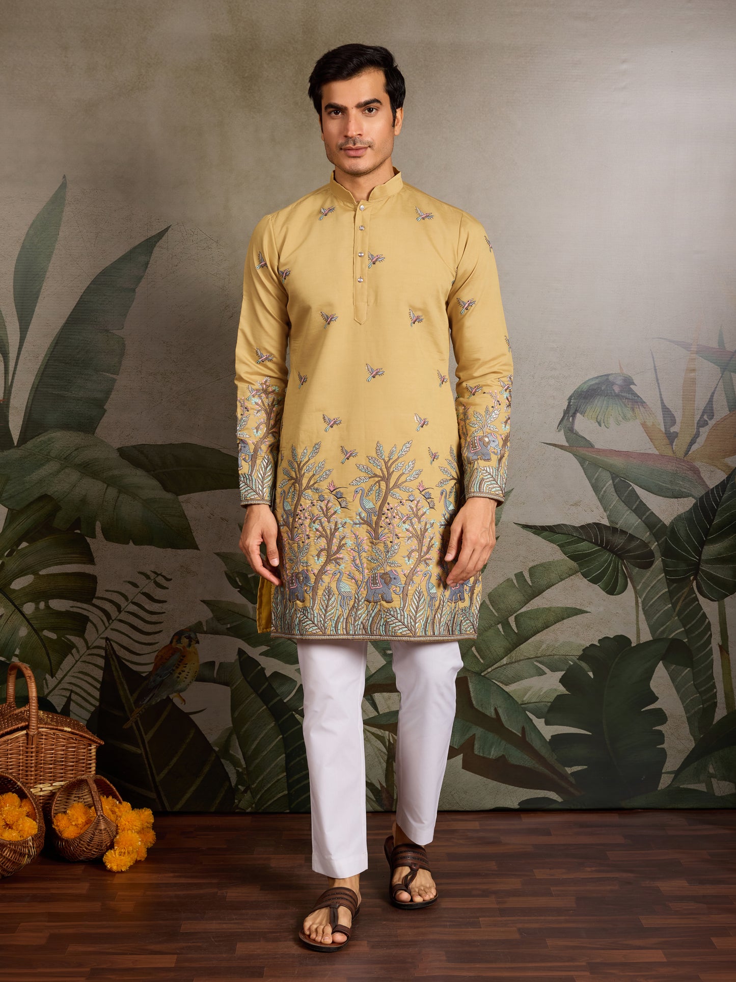 Royal Safari Kurta – Embroidered Elegance in Every Thread
