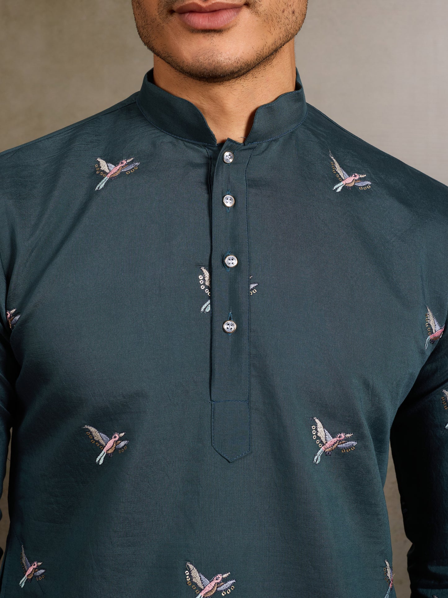 Jungle Royalty Kurta – Where Tradition Meets Art