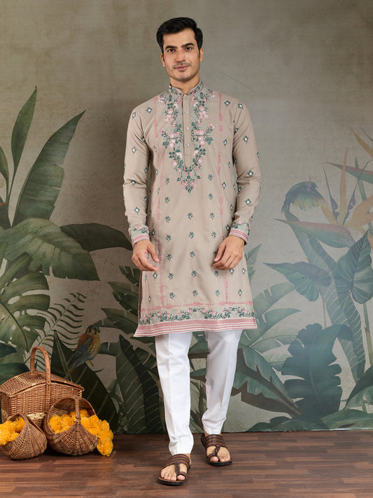 Embroidered Kurta for Men – Stylish Festive & Wedding Wear