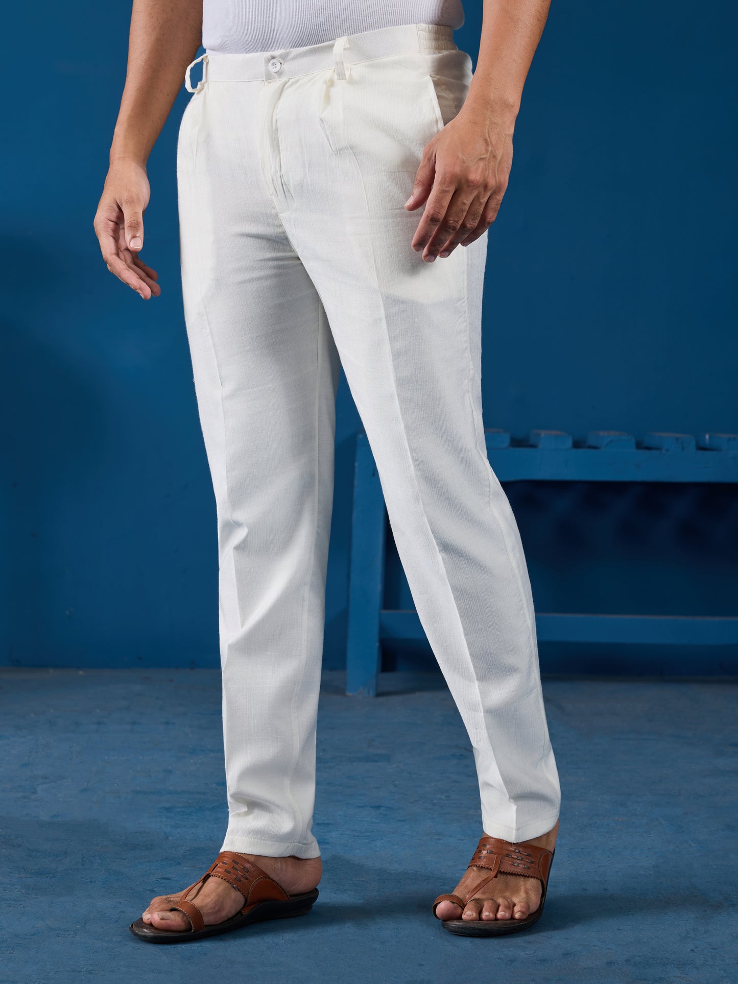 Ivory Mirror Magic Kurta with Bottom – Shine with Subtle Sophistication