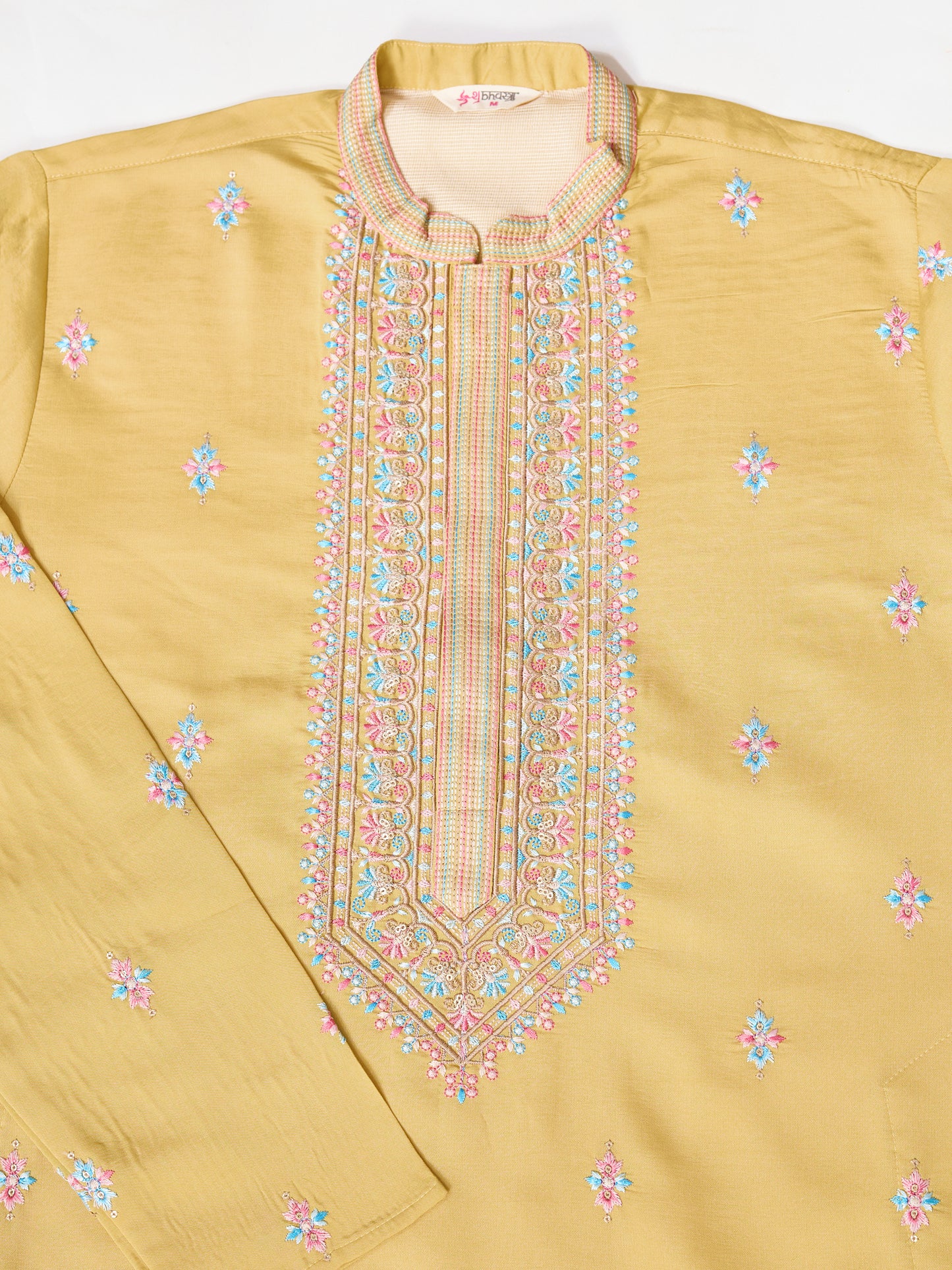 Sunlit Charm Pastel Embroidered Kurta Set ✨