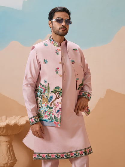 Blush Enchanted Wilderness Kurta Set