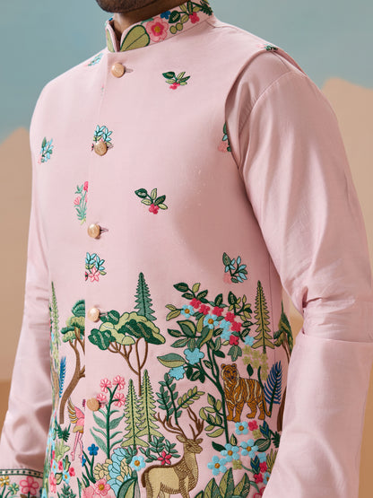 Blush Enchanted Wilderness Kurta Set