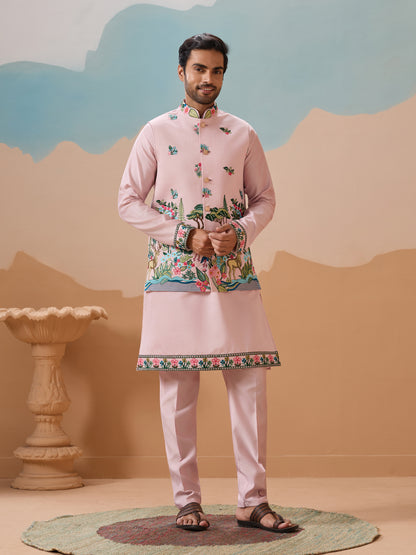 Blush Enchanted Wilderness Kurta Set