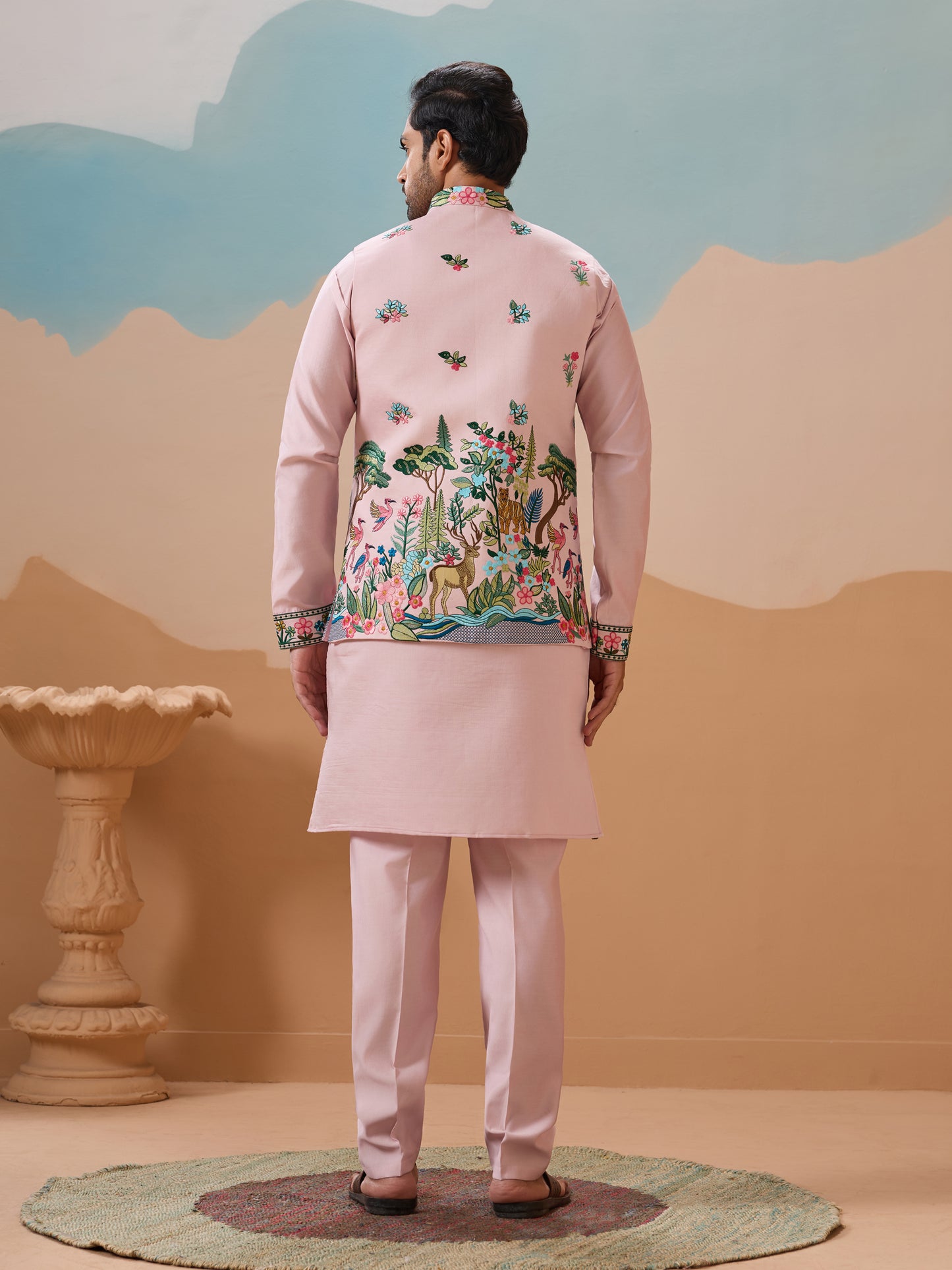 Blush Enchanted Wilderness Kurta Set