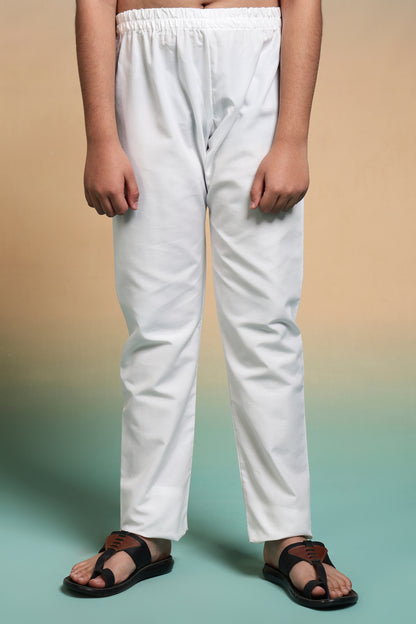 Ivory Garden Grace Embroidery Kurta for Boys